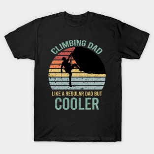 Climbing Dad Like A Regular Dad But Cooler T-Shirt